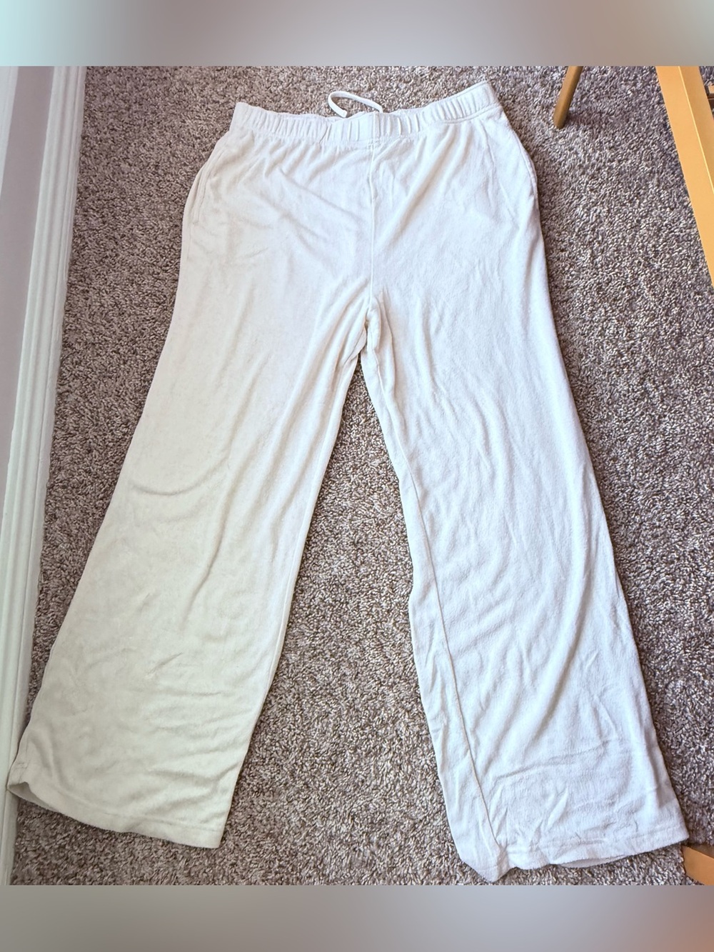 Quince Brushed Lounge Pants Medium Ecovero Knit Soft Cozy Minimalist